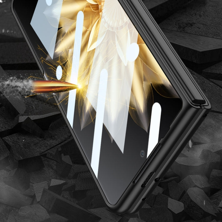 For Honor Magic V2 GKK Integrated Ultra-thin Folding Phone Case with Stand(Black) by GKK