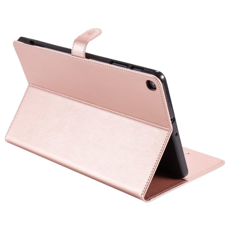 For Samsung Galaxy Tab A9.7 T550 Cat Bee Embossing Pattern Shockproof Table PC Protective Horizontal Flip Leather Case with Holder & Card Slots & Wallet & Pen Slot & Wake-up / Sleep Function(Rose Gold) by bashfashion