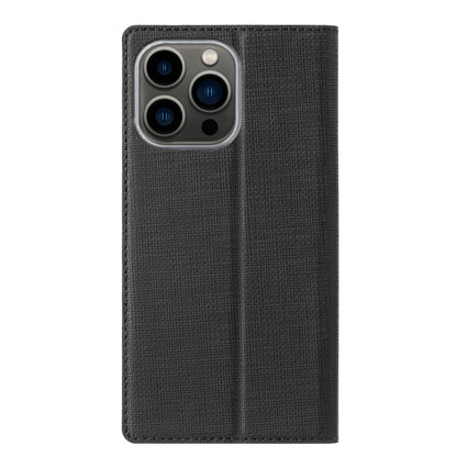 For iPhone 15 Pro Max ViLi DMX Series Shockproof TPU + PU Leather Magnetic Attraction Horizontal Flip Case(Black) by ViLi