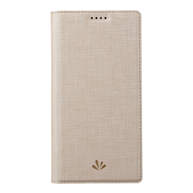 For iPhone 15 Pro Max ViLi DMX Series Shockproof TPU + PU Leather Magnetic Attraction Horizontal Flip Case(Gold) by ViLi