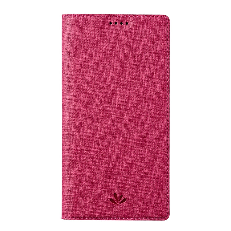 For iPhone 15 Plus ViLi DMX Series Shockproof TPU + PU Leather Magnetic Attraction Horizontal Flip Case(Rose Red) by ViLi