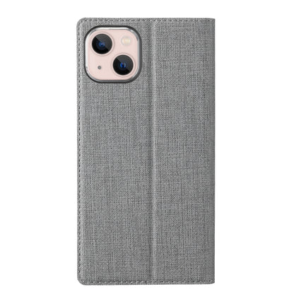 For iPhone 15 ViLi DMX Series Shockproof TPU + PU Leather Magnetic Attraction Horizontal Flip Case(Grey) by ViLi