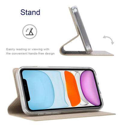 For iPhone 15 ViLi DMX Series Shockproof TPU + PU Leather Magnetic Attraction Horizontal Flip Case(Gold) by ViLi