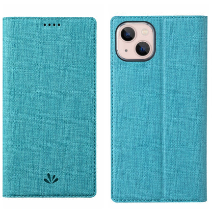 For iPhone 15 ViLi DMX Series Shockproof TPU + PU Leather Magnetic Attraction Horizontal Flip Case(Blue) by ViLi