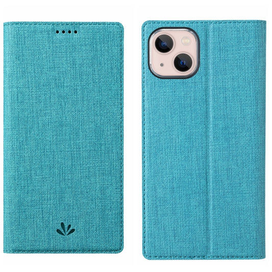For iPhone 15 ViLi DMX Series Shockproof TPU + PU Leather Magnetic Attraction Horizontal Flip Case(Blue) by ViLi