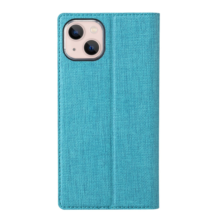 For iPhone 15 ViLi DMX Series Shockproof TPU + PU Leather Magnetic Attraction Horizontal Flip Case(Blue) by ViLi