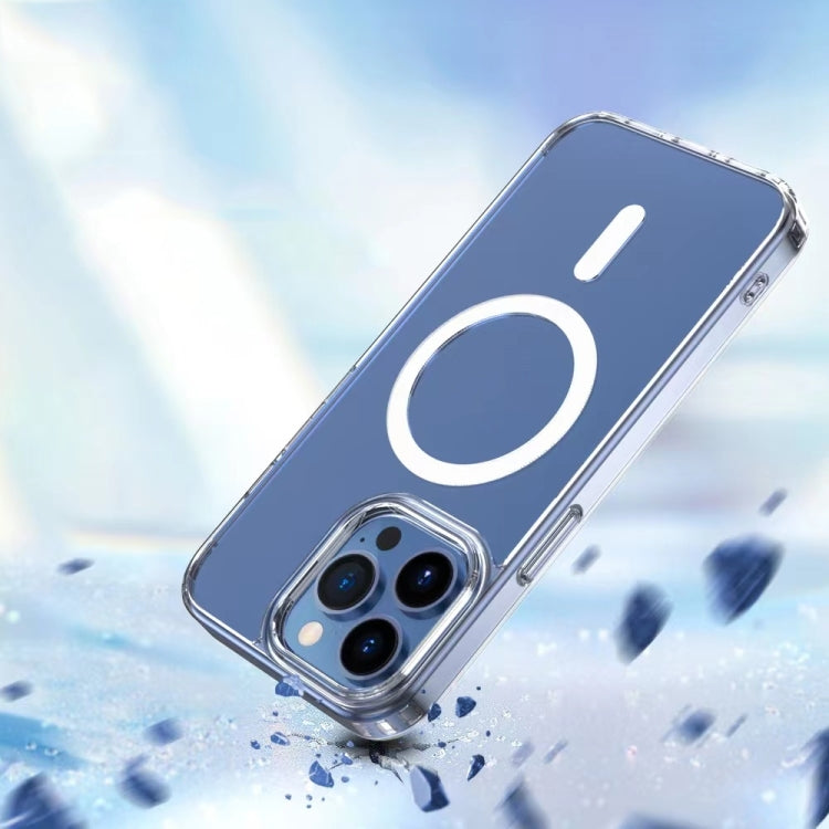 For iPhone 15 Pro Max Mutural Jingtou Series MagSafe Magnetic Phone Case(Clear) by Mutural
