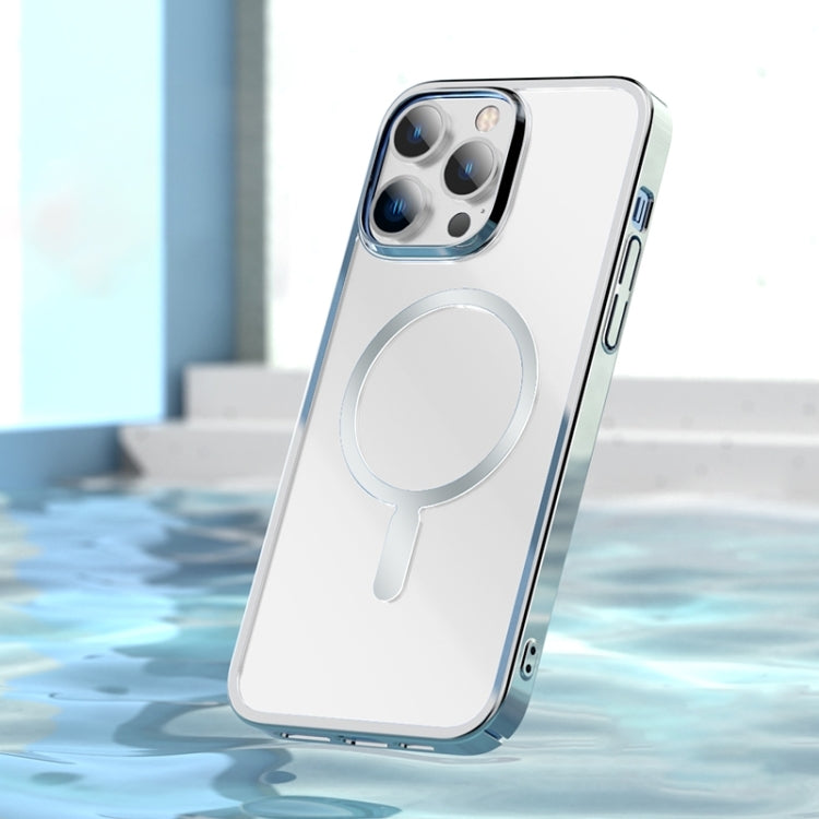 For iPhone 15 Pro Mutural Jing Shuo Series Magsafe Phone Case(Silver) by Mutural