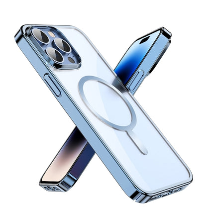 For iPhone 15 Pro Mutural Jing Shuo Series Magsafe Phone Case(Silver) by Mutural