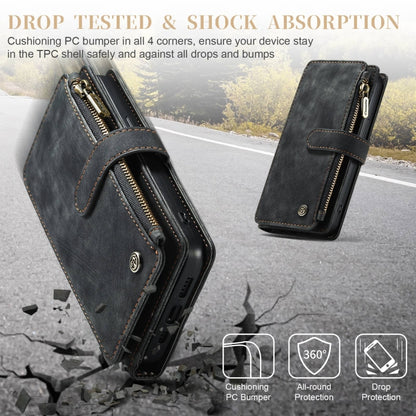 For iPhone 15 CaseMe C30 Multifunctional Leather Phone Case(Black) by CaseMe