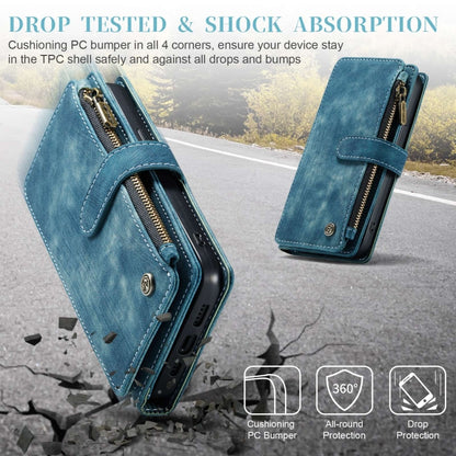 For iPhone 15 Pro Max CaseMe C30 Multifunctional Leather Phone Case(Blue) by CaseMe