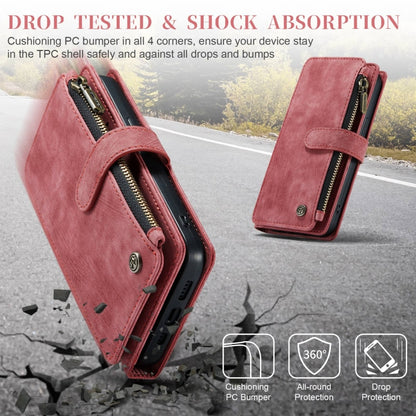 For iPhone 15 Pro Max CaseMe C30 Multifunctional Leather Phone Case(Red) by CaseMe