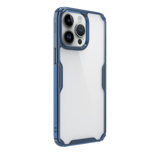 For iPhone 15 Pro Max NILLKIN Ultra Clear PC + TPU Phone Case(Blue) by NILLKIN