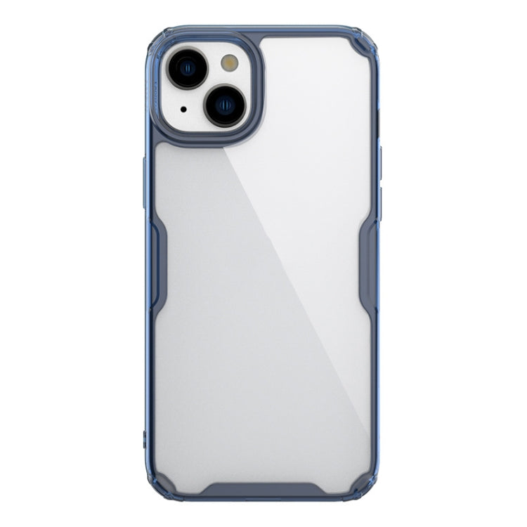 For iPhone 15 NILLKIN Ultra Clear PC + TPU Phone Case(Blue) by NILLKIN