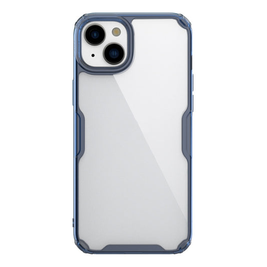 For iPhone 15 NILLKIN Ultra Clear PC + TPU Phone Case(Blue) by NILLKIN