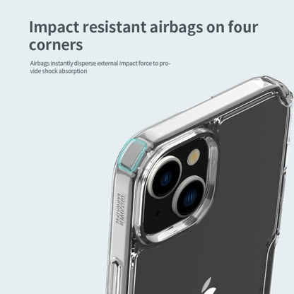 For iPhone 15 NILLKIN Ultra Clear PC + TPU Phone Case(Blue) by NILLKIN