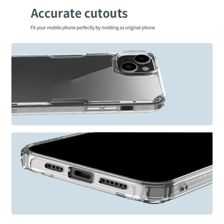 For iPhone 15 NILLKIN Ultra Clear PC + TPU Phone Case(Blue) by NILLKIN