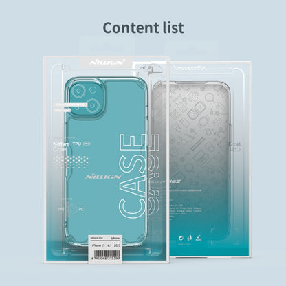 For iPhone 15 NILLKIN Ultra Clear PC + TPU Phone Case(Blue) by NILLKIN