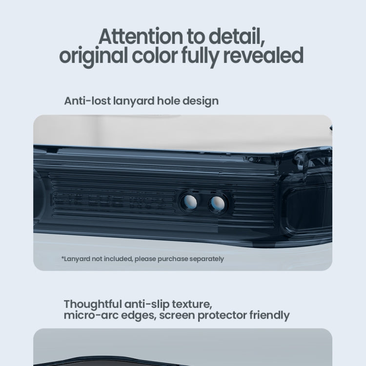 For iPhone 16 Pro NILLKIN Ultra Clear PC + TPU Phone Case(Blue) by NILLKIN