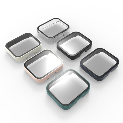 For Amazfit Bip 5 PC + Tempered Film Integrated Watch Protective Case(Black) by bashfashion