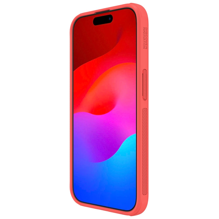 For iPhone 15 Pro NILLKIN Frosted Shield Pro PC + TPU Phone Case(Red) by NILLKIN
