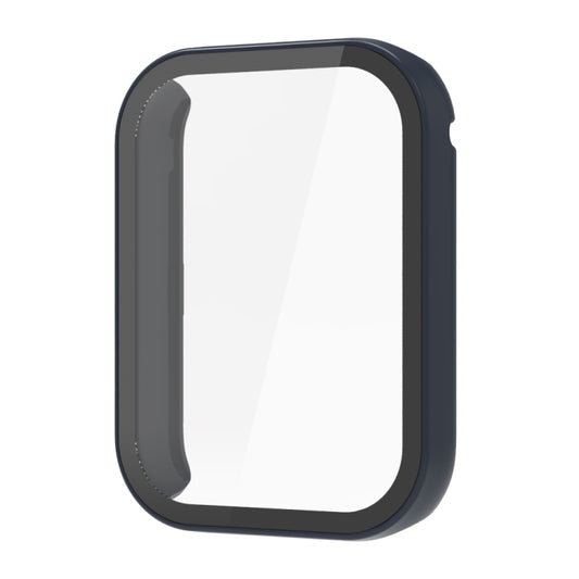 For Xiaomi Mi Band 8 Pro PC + Tempered Film Integrated Watch Protective Case(Midnight Blue) by bashfashion