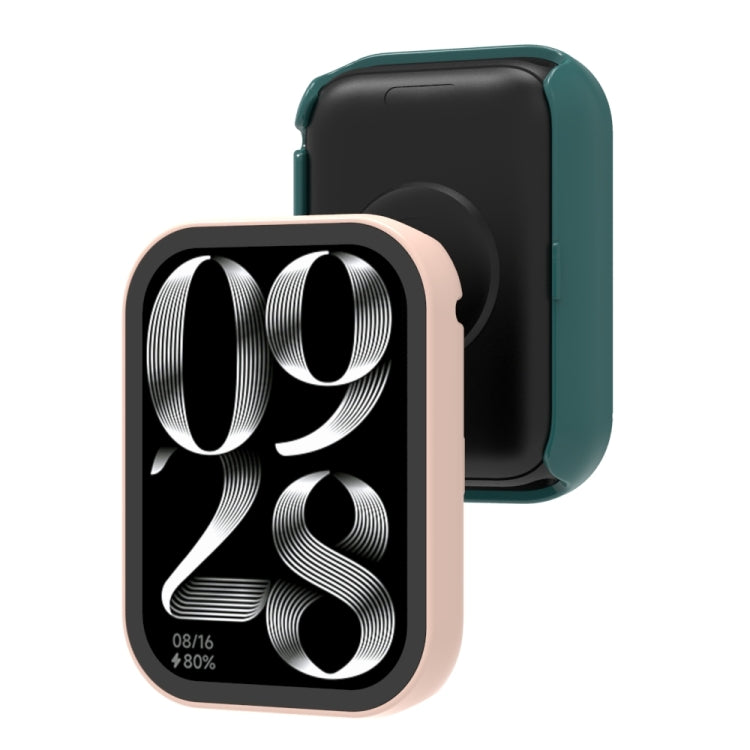 For Xiaomi Mi Band 8 Pro PC + Tempered Film Integrated Watch Protective Case(Transparent) by bashfashion