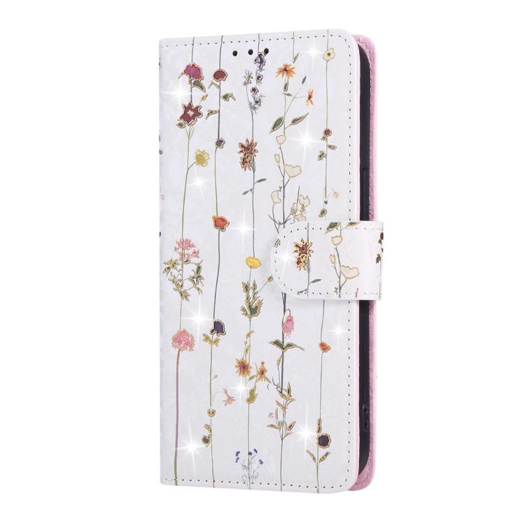For iPhone 16e Bronzing Painting RFID Leather Case(Dreid Flower World) by bashfashion