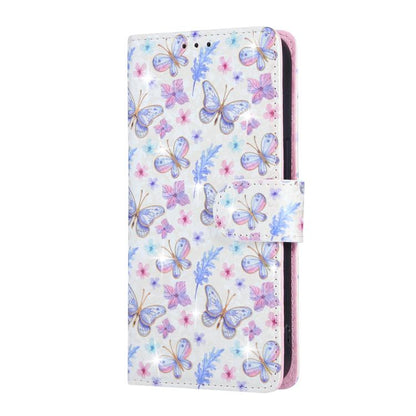 For iPhone 16e Bronzing Painting RFID Leather Case(Pansies) by bashfashion