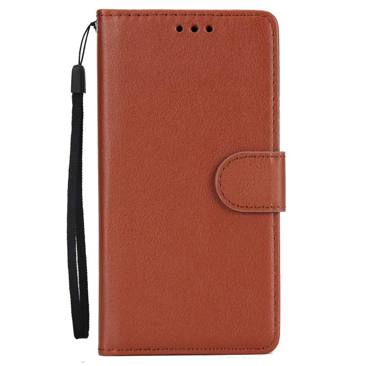 For iPhone 16e 3-Card Slots Multifunctional Leather Phone Case(Brown) by bashfashion