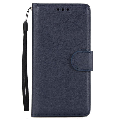 For iPhone 16e 3-Card Slots Multifunctional Leather Phone Case(Blue) by bashfashion
