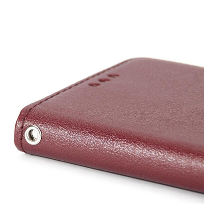 For iPhone 16e 3-Card Slots Multifunctional Leather Phone Case(Wine Red) by bashfashion