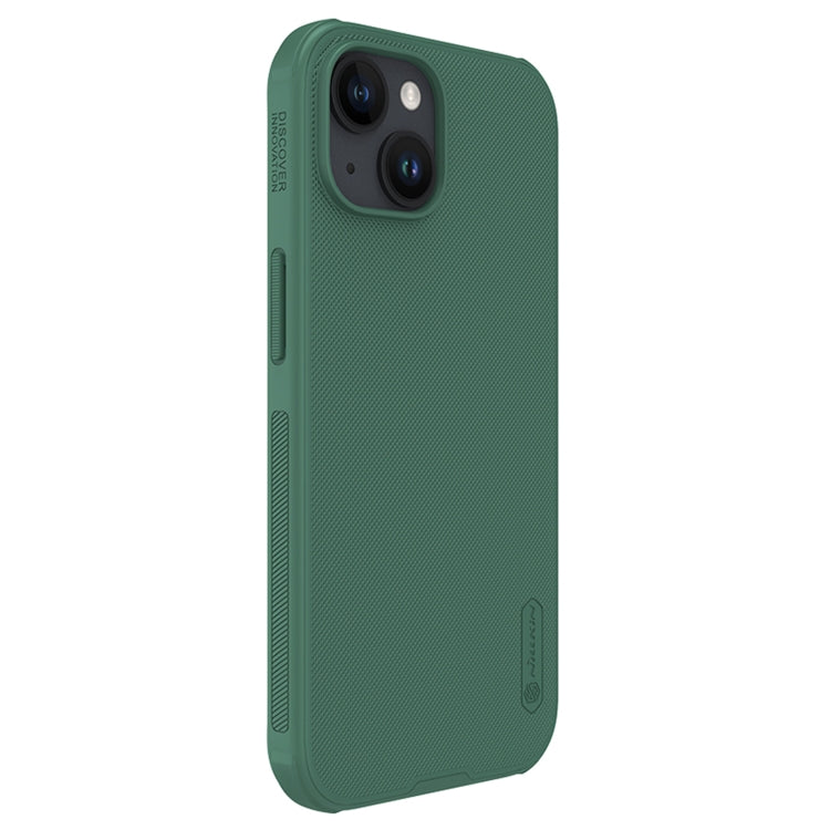 For iPhone 15 NILLKIN Frosted Shield Pro PC + TPU Phone Case(Green) by NILLKIN