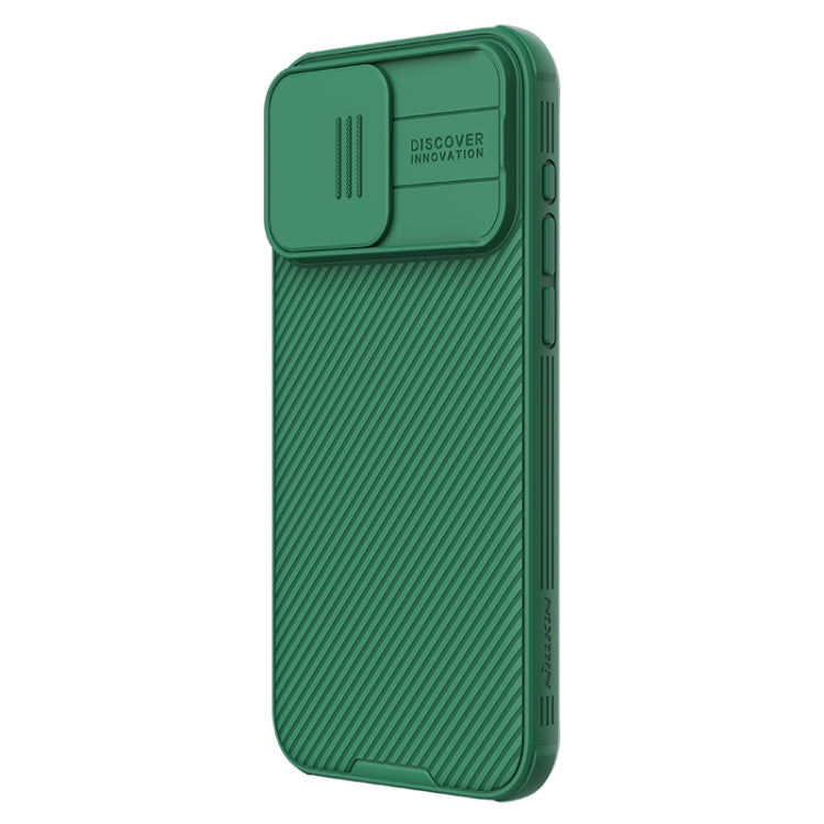For iPhone 15 Pro NILLKIN CamShield Pro Magnetic Magsafe Phone Case(Green) by NILLKIN
