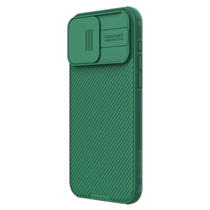 For iPhone 15 Pro NILLKIN CamShield Pro Magnetic Magsafe Phone Case(Green) by NILLKIN