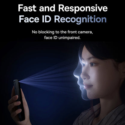 For iPhone 15 Baseus Sapphire Series Dustproof Peep-proof Tempered Glass Film by Baseus