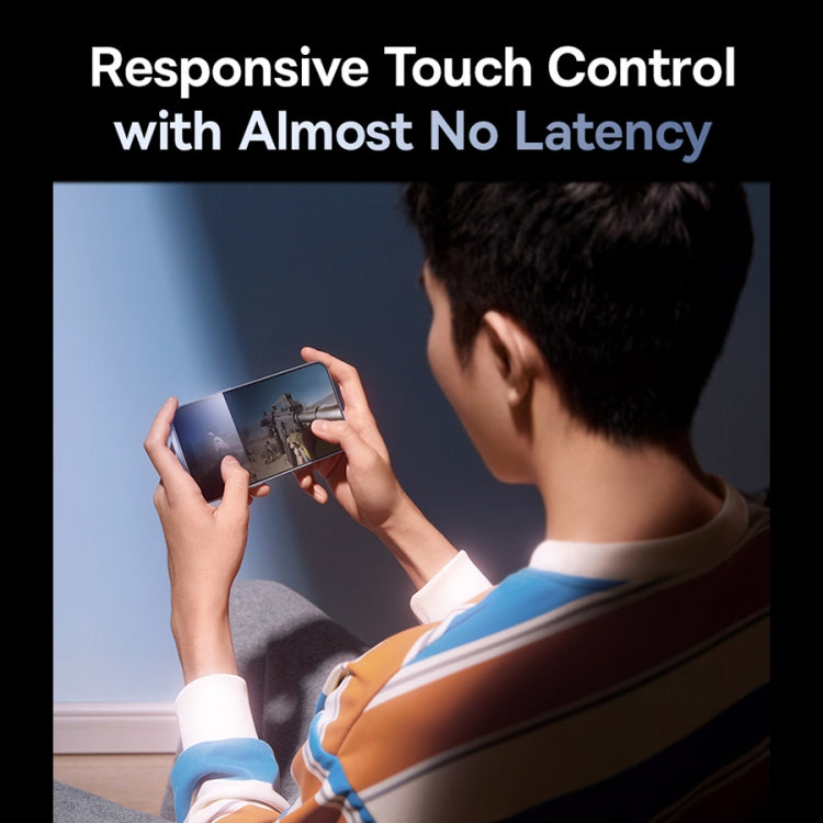 For iPhone 15 Baseus Sapphire Series Dustproof Peep-proof Tempered Glass Film by Baseus