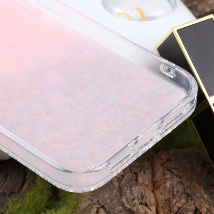 For iPhone 15 Pro DFANS DESIGN Snowflake Starlight Shining Phone Case(Pink) by DFANS DESIGN