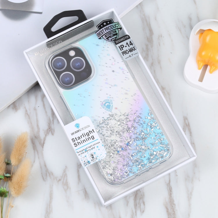 For iPhone 15 Pro DFANS DESIGN Golden Diamond TPU+PC Phone Case(Blue) by DFANS DESIGN