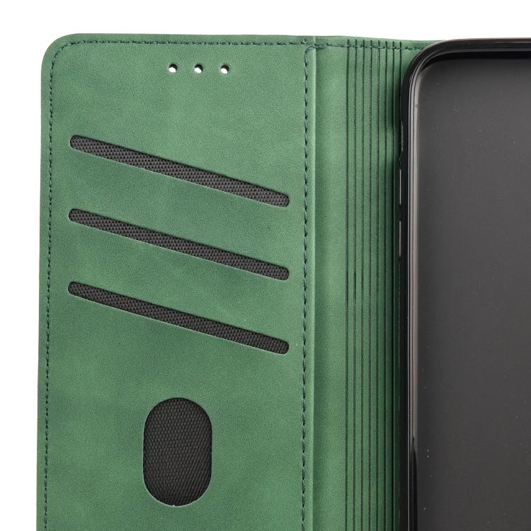 For iPhone 16e Skin Feel Splicing Leather Phone Case(Green) by bashfashion