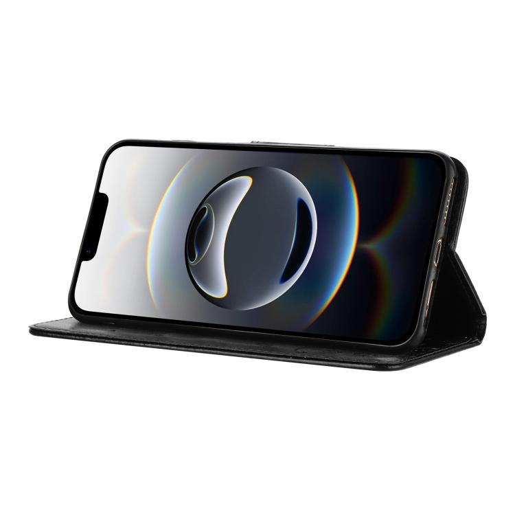 For iPhone 16e Butterfly Flower Pattern Flip Leather Phone Case(Black) by bashfashion