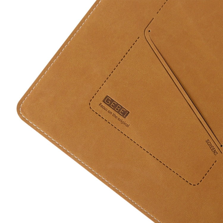 For iPad Pro 11 inch (2020) GEBEI PU+TPU Horizontal Flip Protective Tablet Case with Holder & Card Slots(Gold) by GEBEI