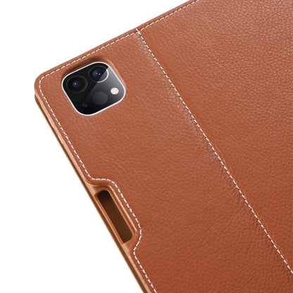 For iPad Pro 11 inch (2020) GEBEI PU+TPU Horizontal Flip Protective Tablet Case with Holder & Card Slots(Blue) by GEBEI