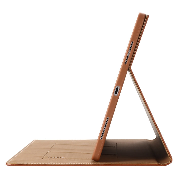 For iPad Pro 11 inch (2020) GEBEI PU+TPU Horizontal Flip Protective Tablet Case with Holder & Card Slots(Blue) by GEBEI