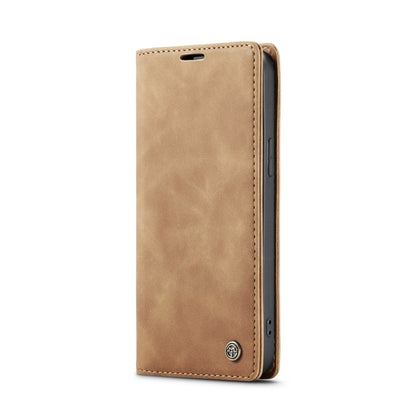 For iPhone 15 CaseMe 013 Multifunctional Horizontal Flip Leather Phone Case(Brown) by CaseMe