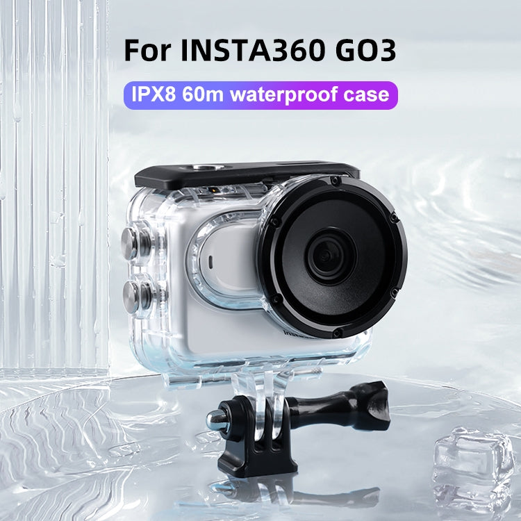 For Insta360 GO 3 Underwater Waterproof Housing Case by bashfashion