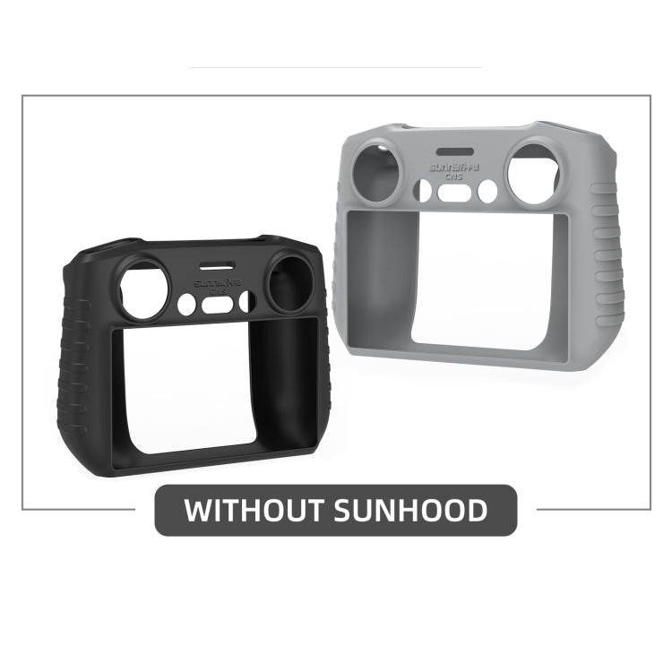 For DJI RC 2 Sunnylife Remote Control Shockproof Anti-scratch Silicone Case(Black) by Sunnylife