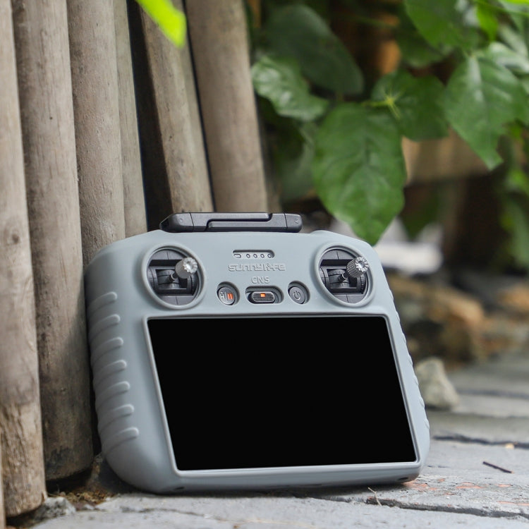 For DJI RC 2 Sunnylife Remote Control Shockproof Anti-scratch Silicone Case(Black) by Sunnylife