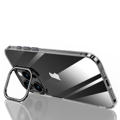 For iPhone 15 Pro Max SULADA PC + Aluminum Alloy Lens Holder Phone Case(Black) by SULADA