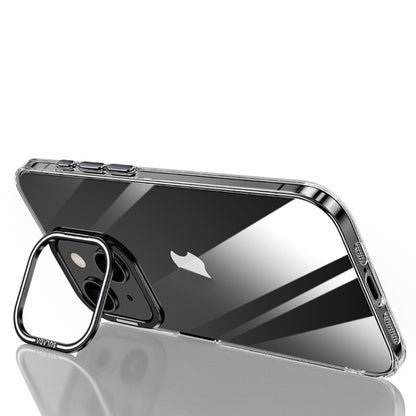 For iPhone 15 SULADA PC + Aluminum Alloy Lens Holder Phone Case(Black) by SULADA